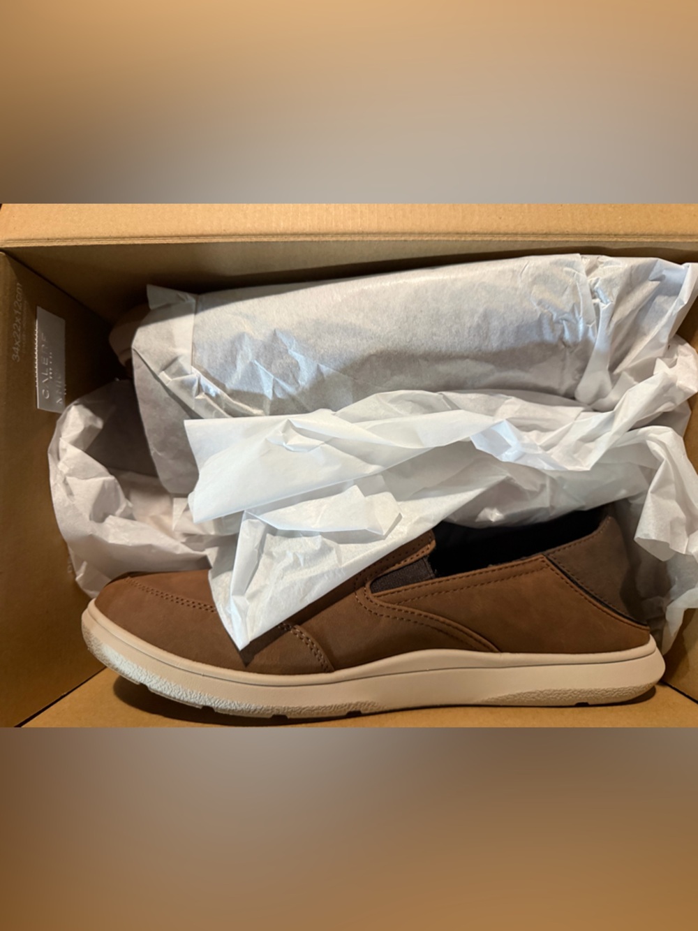 Dr. Scholl's Tan Slip-On Loafers - Picture 4 of 5